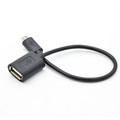 TB Cable OTG USB-A-microUSB 15cm, black