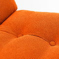 DYVLINGE Swivel armchair, Kelinge orange