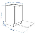 ÖSTVEDA Integrated dishwasher, IKEA 500, 60 cm