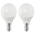 SOLHETTA LED bulb E14 250 lumen, globe opal white