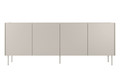 Four-Door Cabinet with Drawers Desin 220, cashmere/nagano oak