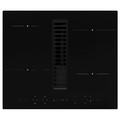 TÄCKNAN Ind hob/int extractor w recirc kit, IKEA 300/black