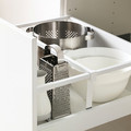METOD/MAXIMERA Base cabinet with 2 drawers, Off-white-white, 60x60 cm