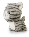 Soft Plush Toy Grey Tabby Cat