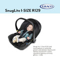 Graco SnugLite i-Size R129 Infant Car Seat Midnight