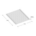 GoodHome Roll-up Drying Mat Datil 8mm, silver