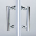 Cooke & Lewis Shower Enclosure Onega 90x90x190cm, chrome/transparent