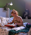 NATTSLÄNDA Duvet cover and pillowcase, floral pattern multicolour, 150x200/50x60 cm
