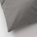 VIDEPLATTMAL Cushion cover, light grey, 40x40 cm