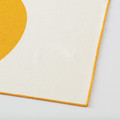 GOKVÄLLÅ Napkin, yellow, 40x40 cm, 4 pack