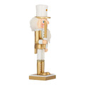 Nutcracker Christmas Decoration William 2 25cm, white