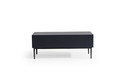 Coffee Table with Drawers Nicole, dark blue/black legs