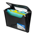 Document Folder with 6 Pockets A5 25mm, black