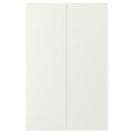 VEDDINGE 2-p door f corner base cabinet set, white, 25x80 cm