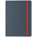 Esselte Document File Folder with Elastic Band & Pocket Leitz Cosy PP, grey