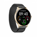 Garett Smartwatch Classy, gold-black steel