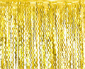 Fringe Deco Door Curtain 100x200cm, metallic gold
