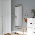 GRANVÅG Mirror with storage, wall hanging/green, 50x150 cm