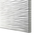 BESTÅ Wall-mounted cabinet combination, white/Laxviken white, 60x22x64 cm