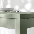 VIHALS / VIHALS Table and 6 chairs, green/white Tibbleby beige-grey, 120/180x74 cm