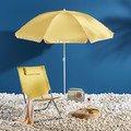 Garden Parasol Umbrella Curacao 180 cm, gold