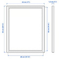 FISKBO Frame, light grey-green, 40x50 cm