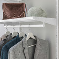 BOAXEL Wardrobe combination, white, 62x40x201 cm