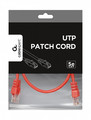 Gembird CAT5e UTP Patch Cord, red, 0.25m