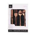 Cutlery Set Charbon 16pcs, copper