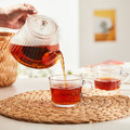 SKÄLRYTA Teapot, clear glass, 1 l