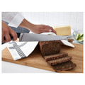 VÖRDA Bread knife, black, 23 cm