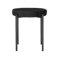 Stool Madonna, velvet, black