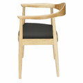 Chair President, wooden, natural