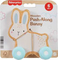 Fisher-Price Wooden Push-Along Bunny Toy Vehicle JDM52 6m+