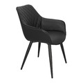 Upholstered Chair Rox, black