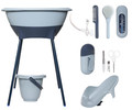 Luma 8-piece Bath & Care Set Iron Blue