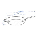 VARDAGEN Frying pan, carbon steel, 28 cm