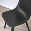STRANDTORP / ODGER Table and 4 chairs, white/anthracite, 150/205/260 cm