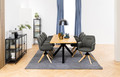 Swivel Chair Aura, auto return, dark grey