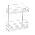 Shower Storage Shelf Moon, 2 shelves, chrome