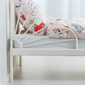 MINNEN Extendable bed, white, 80x200 cm