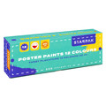 Poster Paints School 12 Colours x 20ml