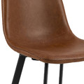 Bar Stool Oregon PU Brandy Low