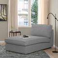 KIVIK Chaise longue, Tibbleby beige/grey