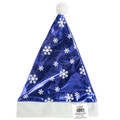 Shiny Santa Hat, Blue