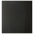 LAPPVIKEN Door, black-brown, 60x64 cm