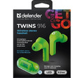 Defender Wireless Earphones TWI NS 916, green