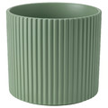 DAKSJUS Plant pot, light green, 15 cm