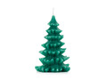 Christmas Tree Shaped Decorative Candle, Dark Green, 10 cm