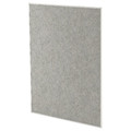 MITTZON Whiteboard/noticeboard, white, 84x110x2 cm